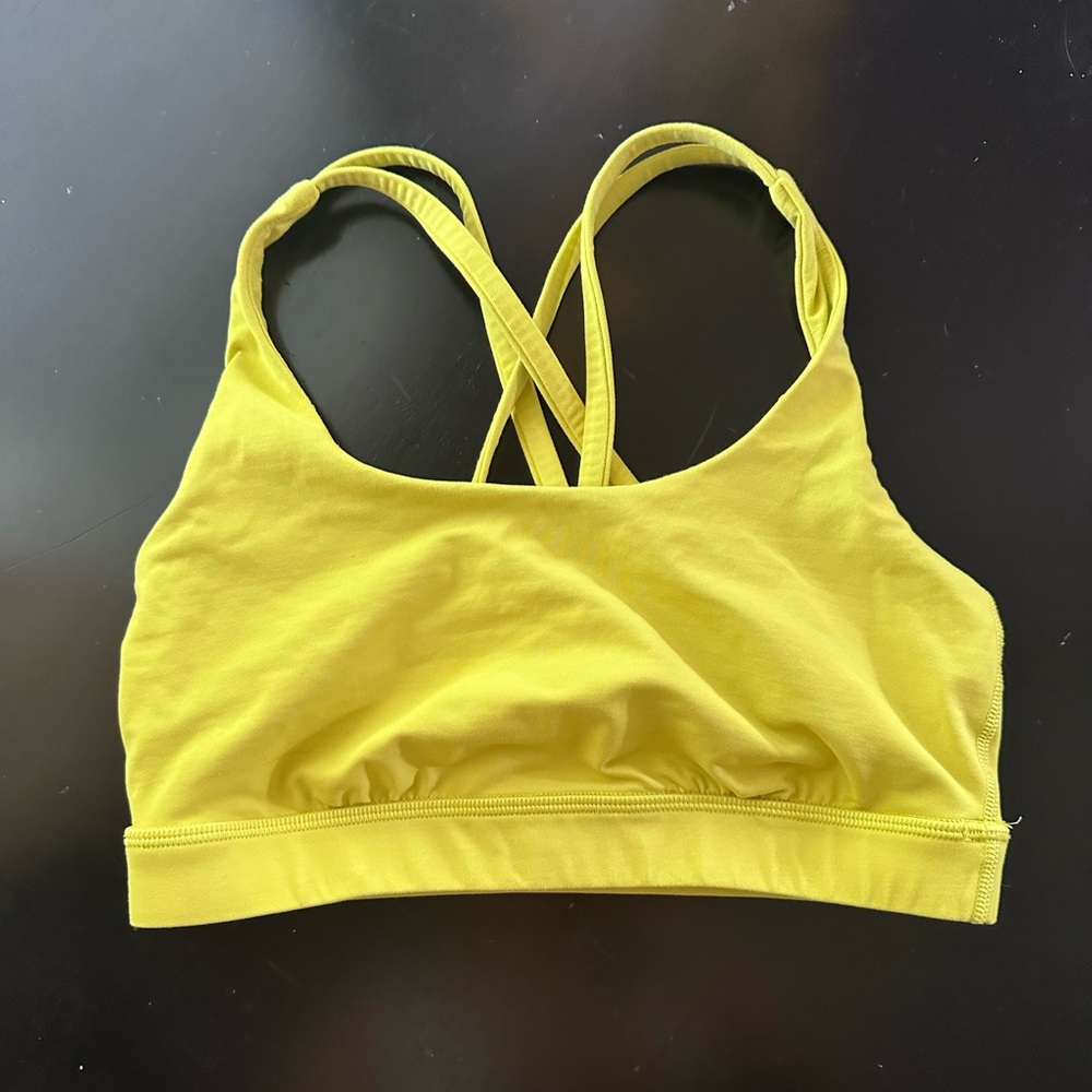 ⚡️🖤 Lululemon Lemon Lime Energy Sports Bra